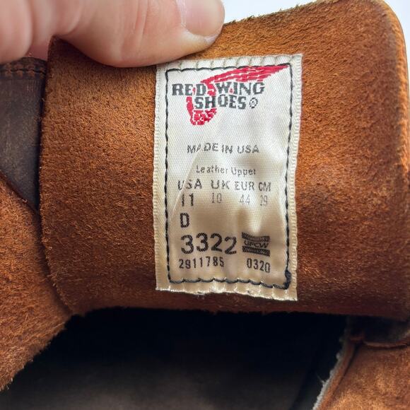 Red Wing Weekender Chukka Leather Boots Men's 11D Workwear - Picture 8 of 10